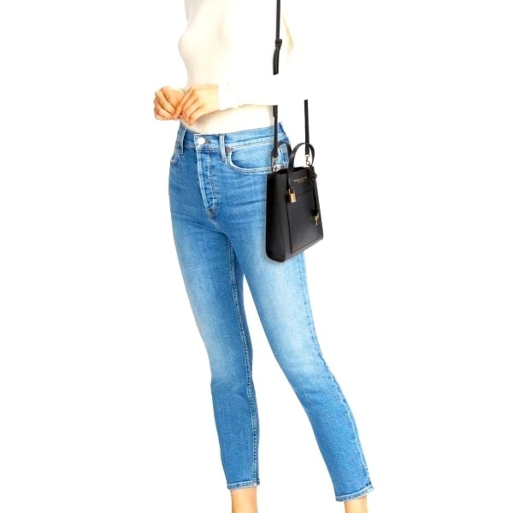 New Marc Jacobs bag crossbody black leather gold tone hardware 2 straps NWT - Picture 12 of 14